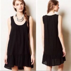 Maeve XS Sleeveless Black Dress, Textured